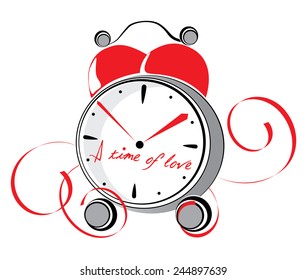 A time of love. Vector illustration