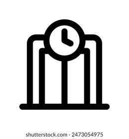 time machine icon. vector dual tone icon for your website, mobile, presentation, and logo design.