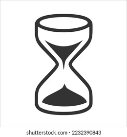 time machine but with sand vector logo