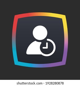 Time Management - App Icon Button