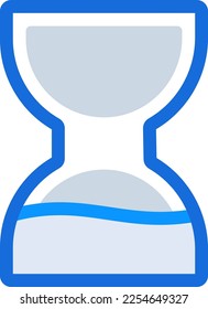 Time Management business management icon with blue duotone style. Watch, minute, deadline, speed, hour, timer, schedule. Vector illustration - Shutterstock ID 2254649327