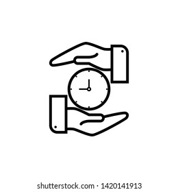 Time Management Business vector icon Illustration 