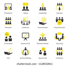 Time management and ceo vector icons