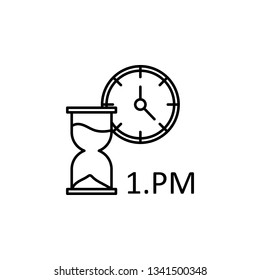 Time management, clock, management, punctually, time icon. Element of time management icon. Thin line icon for website design and development, app development. Premium icon