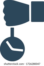 Time management concept. Flat icon design.