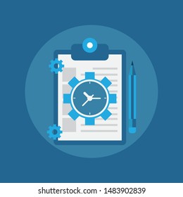 Time management concept - Illustration 