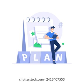 Time management concept planning, organization, working time. Time organization efficiency. Schedule job project team. Good business process. Time control plan technology