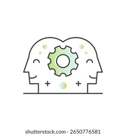Conceito de gerenciamento de tempo com planejamento, programação, produtividade, definição de metas, priorização de tarefas, eficiência do trabalho, organização e foco na ilustração do logotipo do ícone de estrutura de tópicos de vetor