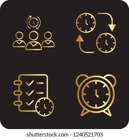 Time management. Eps 10 set