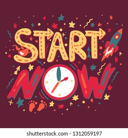 Time management hand drawn vector illustration