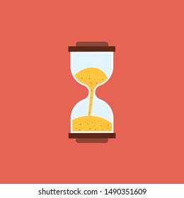 Time Management Icon. Business Concept. Flat Design.
