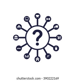 Time Management Icon. Business Concept. Flat Design. Isolated Illustration