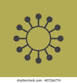 Time Management Icon. Business Concept. Flat Design. Isolated Illustration