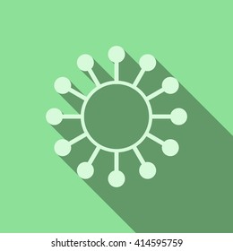 Time Management Icon. Business Concept. Flat Design. Isolated Illustration