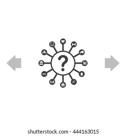 Time Management Icon. Business Concept. Flat Design. Isolated Illustration