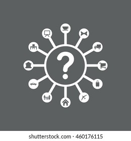 Time Management Icon. Business Concept. Flat Design. Isolated Illustration