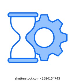 Time Management Icon Element For Design