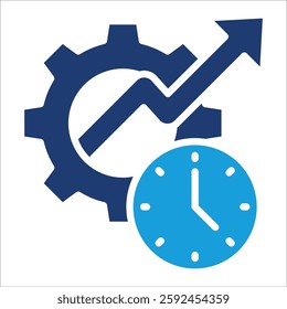 Time Management Icon Element For Design