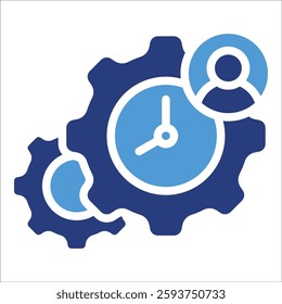 Time Management Icon Element For Design