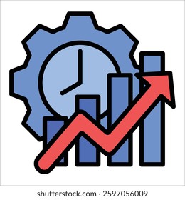 Time Management Icon Element For Design