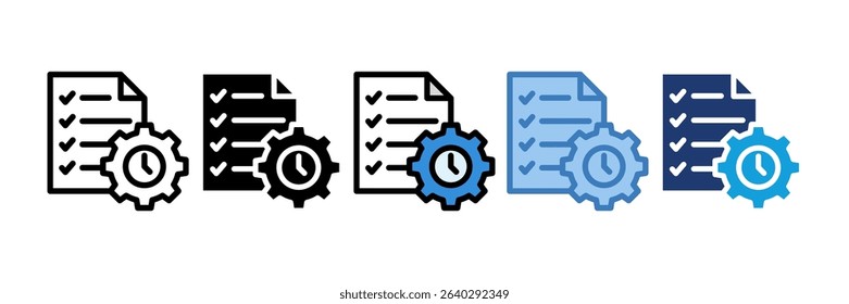 Time Management Icon Element For Design