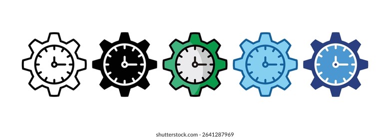 Time Management Icon Element For Design