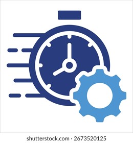 Time Management Icon Element For Design