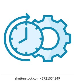 Elemento de icono de administración de tiempo para diseño
