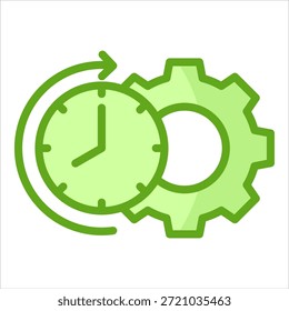 Elemento de icono de administración de tiempo para diseño