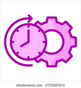 Elemento de icono de administración de tiempo para diseño