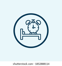 Zeitmanagement-Symbol einzeln auf weißem Hintergrund aus der Arbeitstagskollektion. Zeitmanagement-Symbol, trendig und modernes Zeitmanagement-Symbol für Logo, Web, App,