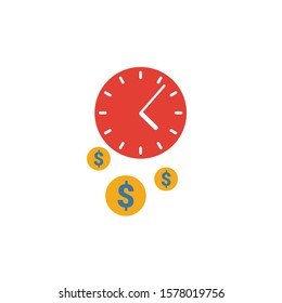 Time Management icon set. Colored creative element from online marketing icons collection. Creative time management icon for web and mobile design.