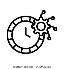 Time Management Icon Set Productivity Illustrations for Business and Personal Development