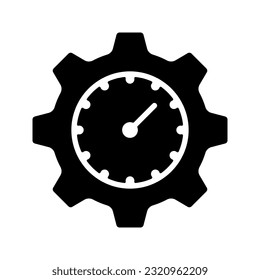 Time Management icon. sign for mobile concept and web design. vector illustration