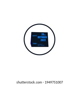 icono de administración de tiempo en línea de stock