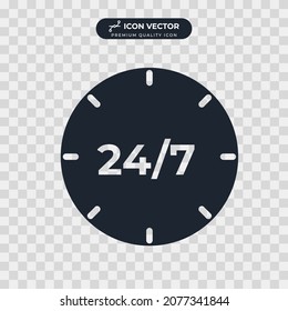 time management icon symbol template for graphic and web design collection logo vector illustration