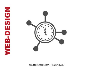 Time Management Icon Vector