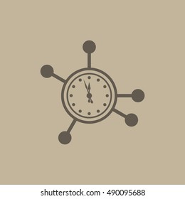Time Management Icon Vector