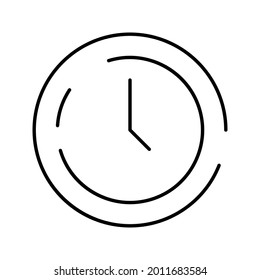 Zeitmanagement-Symbol, Vektorset. Sammlung von Deadline-Illustrationen. Zeitstrahl-Symbol oder Logo.