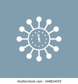 Time Management Icon Vector flat design style