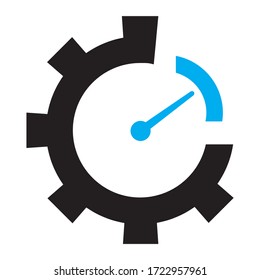 Time management icon. vector graphics