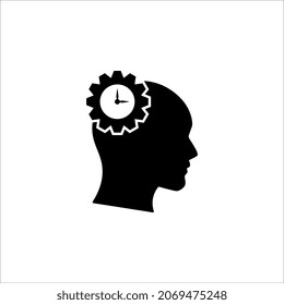 Time Management icon vector illustration on white background. eps 10