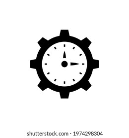 Time Management icon in vector. Logotype