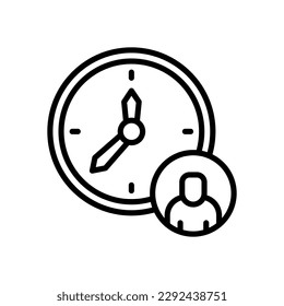 time management icon for your website, mobile, presentation, and logo design.