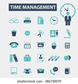Zeitmanagementsymbole

