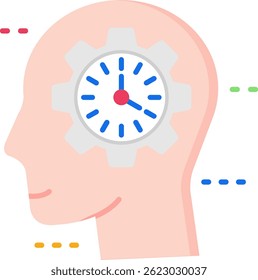 Gerenciamento de tempo Linha vetor Ícone Design