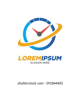 Time Management Logo Concept. Precision Time Concept Logo