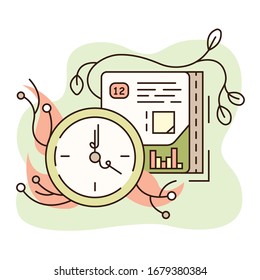 Gestión del tiempo y organización de su jornada laboral. Reservas y notas.