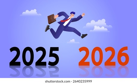  Time management outline. Man in office points out a spot on a graph. vector illustration of hours and schedules to improve company performance.