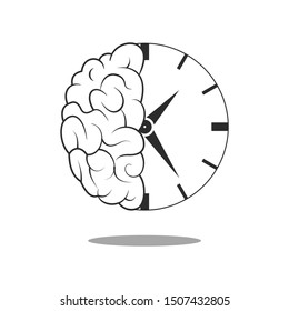 Time management and planning business concept. Flat style. 